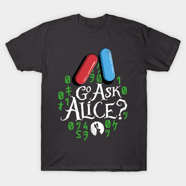 Matrix Go Ask Alice T-Shirt by The Fan Shack